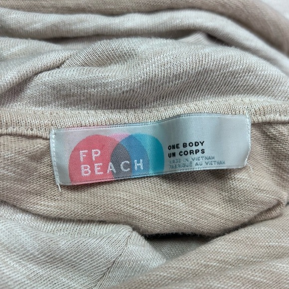 FREE PEOPLE Beach Cocoon Tunic Sweater XS|S Oatmeal Slouchy Boho Casual - Picture 11 of 14